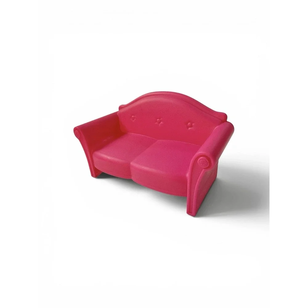 2009 Mattel Barbie Glam Vacation Beach House Pink Couch Sofa R4186